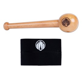 Rhino Wax - Baseball Glove Break in Kit - Includes Mallet and Base Ball Wrap for Gloves - Speeds Up Breakin Time - Creates The Perfect Pocket - Solid One-Piece (No Glue) Maple Hardwood Construction