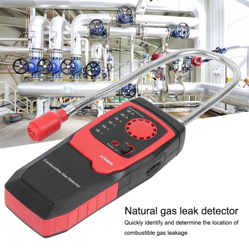 AT8800L Portable Combustible Gas and Natural Gas Leakage Detector Fuel