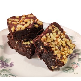 Ruth’s Walnut Extra Fudgy Brownies 2 Dozen – Gourmet Baked Treats | Delicious Gift with The Finest Ingredients | Guaranteed to Arrive Fresh