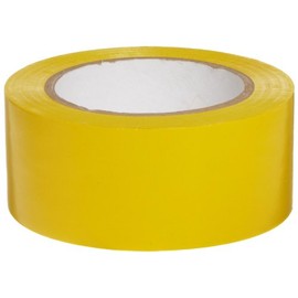 Brady 58200 108' Length, 2" Width, B-725 Vinyl Tape, Yellow Color Aisle Marking Tape