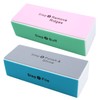 2Pcs 4-Sided Nail Buffer, Professional Nail Buffer Block, Manicure Sanding