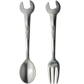 Nagao Prospec Spoon and Fork, Small, Set of 2, Made in Japan