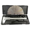 Vernier Caliper Measuring Tool 6" Carbon Steel+Feeler Gauge, MFQNENLK 0-6Inch/0-15cm