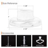 KOVOSCH Concave Wall Door Bumper Stop Black – 2-1/2” Outside