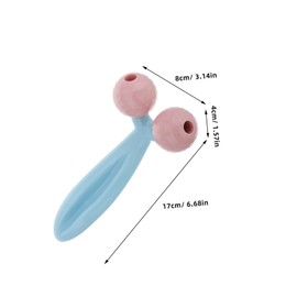 Baluue Shaped Handheld Face Roller for Neck and Facial Relaxation Ergonomic Skin Care Tool for All Skin Types Promotes Deep Tissue Relief and Soothing