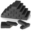 wearage 72 Count Black Pencil Erasers Bulk Latex Rectangular Rubber