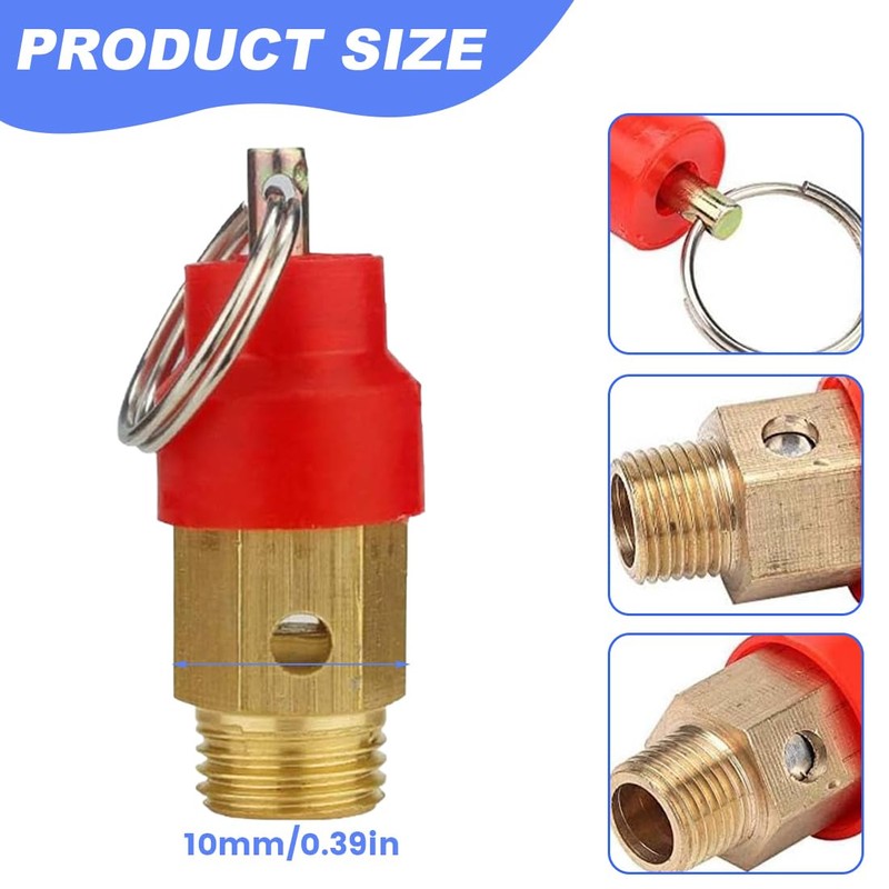GXGM Brass Compressor Safety Pressure Relief Valve Pressure Regulator Pressure