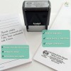 Sello Personalizable Para Doctores Y Medicos 5.8 X 2.2 Cm