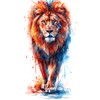 5 Sheets Temporary Lion Tattoos Animal Tattoos Arm Tattoos AI