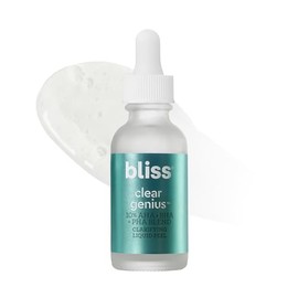 Bliss- Peeling líquido clarificante nocturno Clear Genius - 1 fl oz - Limpia los poros y exfolia la piel - No irrita