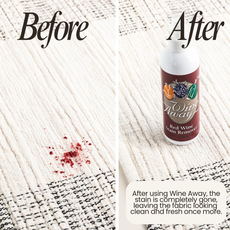 Wine Away Red Wine Stain Remover - Perfect Fabric, Upholstery