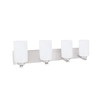 Aspen Creative 62221, Four-Light Metal Bathroom Vanity Wall Light Fixture,