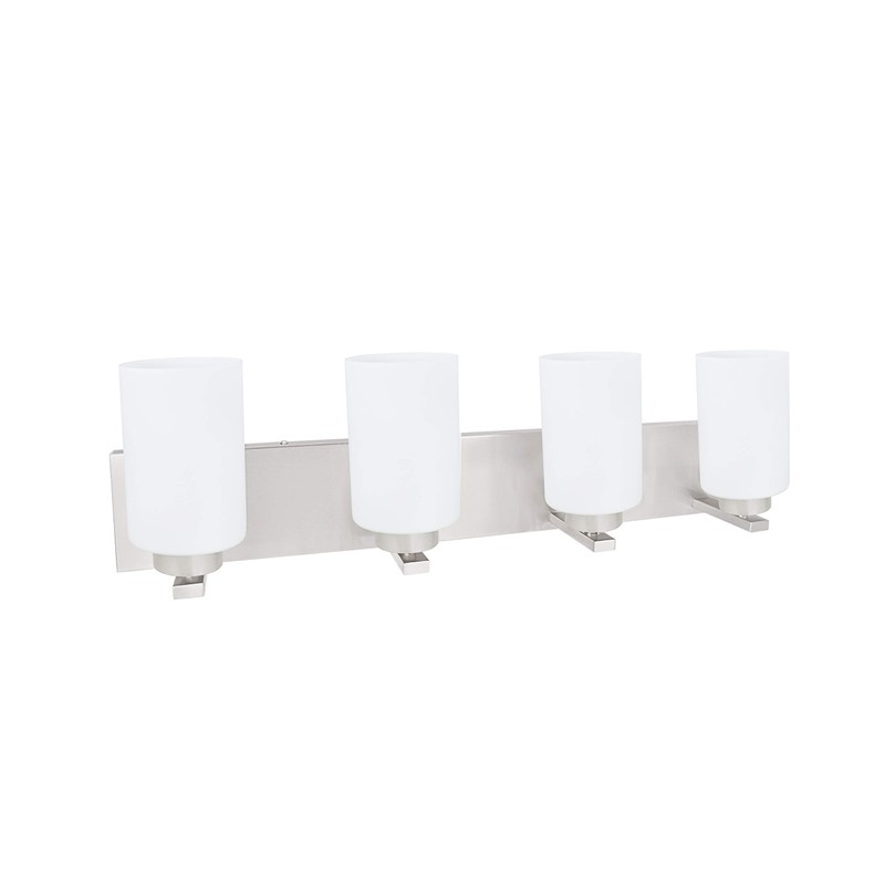 Aspen Creative 62221, Four-Light Metal Bathroom Vanity Wall Light Fixture,