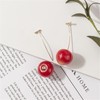 Stocking Stuffers Holiday Outfits for Women 2024 Cherry Earrings Red