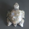 2'' Hand Carved Gemstone Crystal sea Turtle Figurine Animal Carving