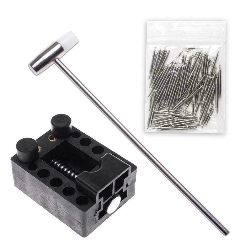 WatchToolsCo Watch Repair Kit Link Removal Tool Band Adjustment Battery