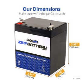 12 volt 4.5 amp hour 12V 4.3AH Sealed Lead Acid Battery