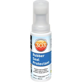 303 Products Rubber Seal Protectant – Windows, Hoods, Trunks, Rejuvenates Color & Flexibility of Old & Dry Seals, Weatherproofing & UV Protection, 3.4 fl.oz (Pack of 2)