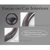 Car Steering Wheel Cover, Anti-Slip, Safety, Soft, Breathable, Heavy Duty,