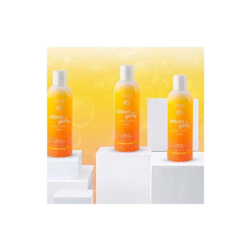 URBAN CURLS Shampoo Natural para Niñas Cabello Rizado 240 ml