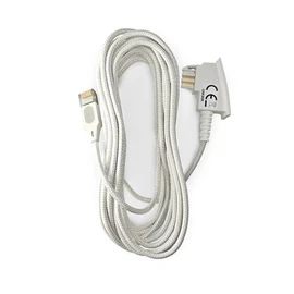 COXBOX 3 m Premium DSL Cable Fritzbox, Speedport, Easybox - TAE Textile Cable RJ45 White with Improved Kink Protection - VDSL ADSL WLAN Router Cable with Galvanised Signature
