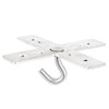 uxcell Cross Design Base Metal Ceiling Fan Fixture Mount Hook