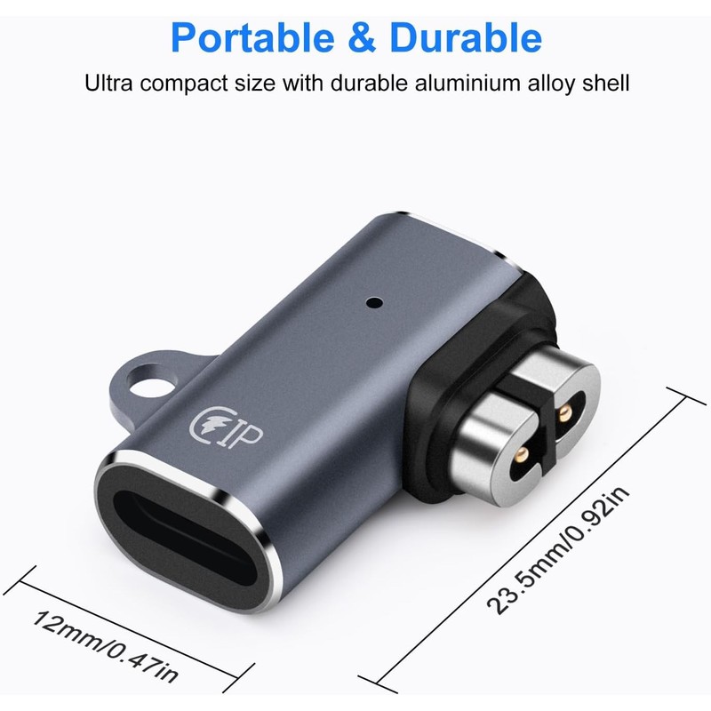 Lightning Charger Adapter for leizhan Shokz Headphones (2 Pack) Magnetic