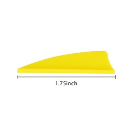 ELONG OUTDOOR 50 x Arrow Feathers, 1.75 Inch Arrow Feathers, DIY Arrow Feathering, Archery Accessories
