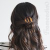 Framendino, 6 Pack U Shaped Hair Pins 3 Internal Teeth