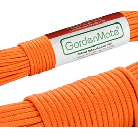 GardenMate® Professional Nylon Outdoor Rope I 31m Long, 4 mm Thick I Different Colours | Paracord 550 | Kernmantle Rope Made of 7 Core Threads of Tear-Resistant Nylon