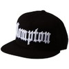Nothing Nowhere Old English City Compton Snapbacks, Black
