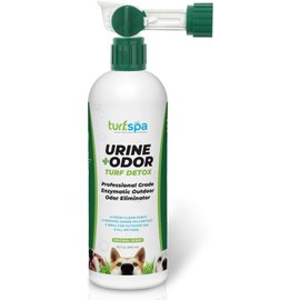 TurfSpa Urine & Odor Turf Detox: 32 oz Professional Enzyme Cleaner & Odor Eliminator for Artificial Grass, Turf, Concrete, Patio & Kennels, Pet Urine Enzymatic Cleaner for Dogs & Cats