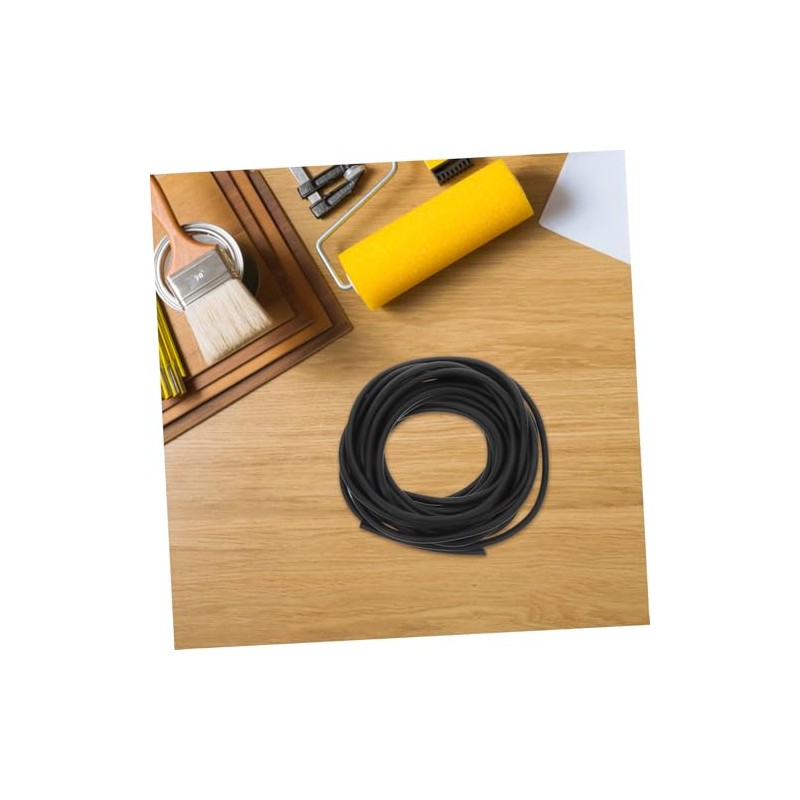 Epdm Tira de Sellado Redonda para Muebles Negra y Gabinetes