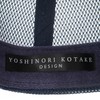 Yoshinorikotake Design Denim Red Fire Cap 444, blue