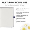 ZTOWOTO Lined a5 Notebook Hardcover, Thick Journal Notebook PU Leather,