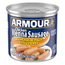 Chicken Vienna Sausage, 4.6 oz Cans (Pack of 12)
