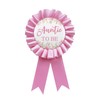 WOWOPA Auntie To Be Tinplate Badge Pin, Gender Reveal Baby