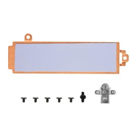 M.2 2280 SSD Heatsink for Laptop, Copper SSD Heatsink Cover with Bracket, Hard Drive Heatsink Cover Replacement for Alienware M15 R5 R6 G15 5510 5511