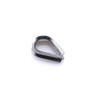 Stainless steel wire rope thimble eyelet marine grade A4 316