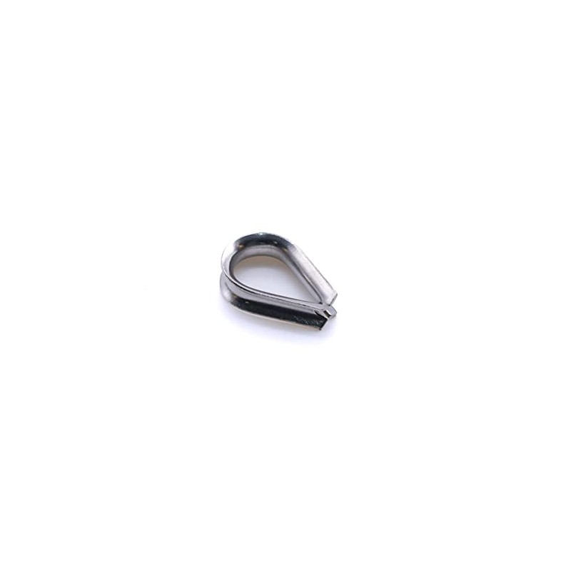 Stainless steel wire rope thimble eyelet marine grade A4 316