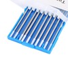 10Pcs Zirconiated Tungsten Electrodes WZ8 White Tip for AC Tig