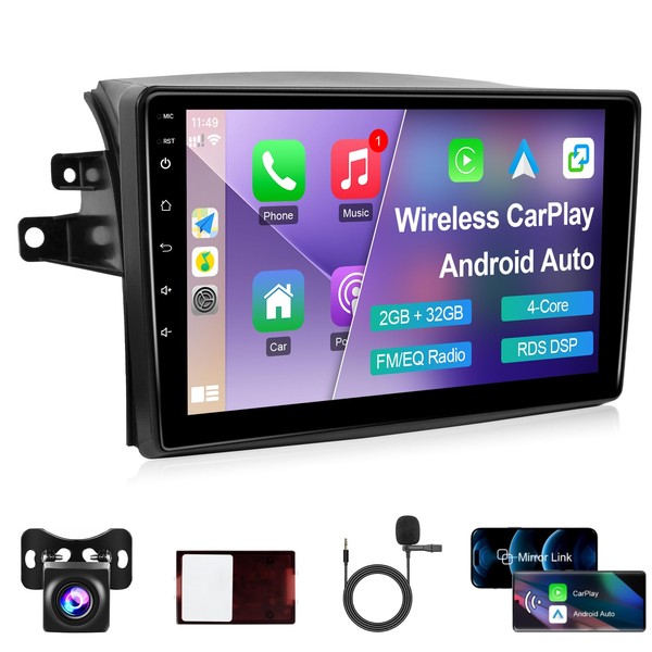 Leadfan Car Radio for Toyota Sienna 2004-2010 Stereo Wireless Carplay&Android