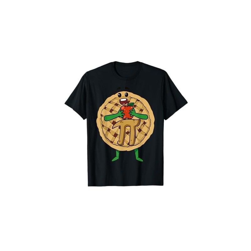 Cartoon Character Pie Design For Kids In Comic Style T-Shirt