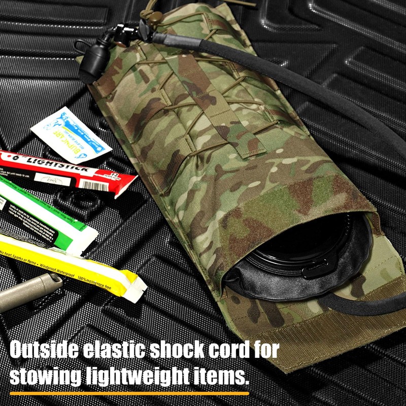 PETAC GEAR 1.5L / 3LTactical Hydration Pack，Molle Carrier Pouch for