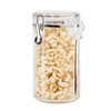 Oggi Clear Canister Airtight 72oz - Clamp Lid & Spoon