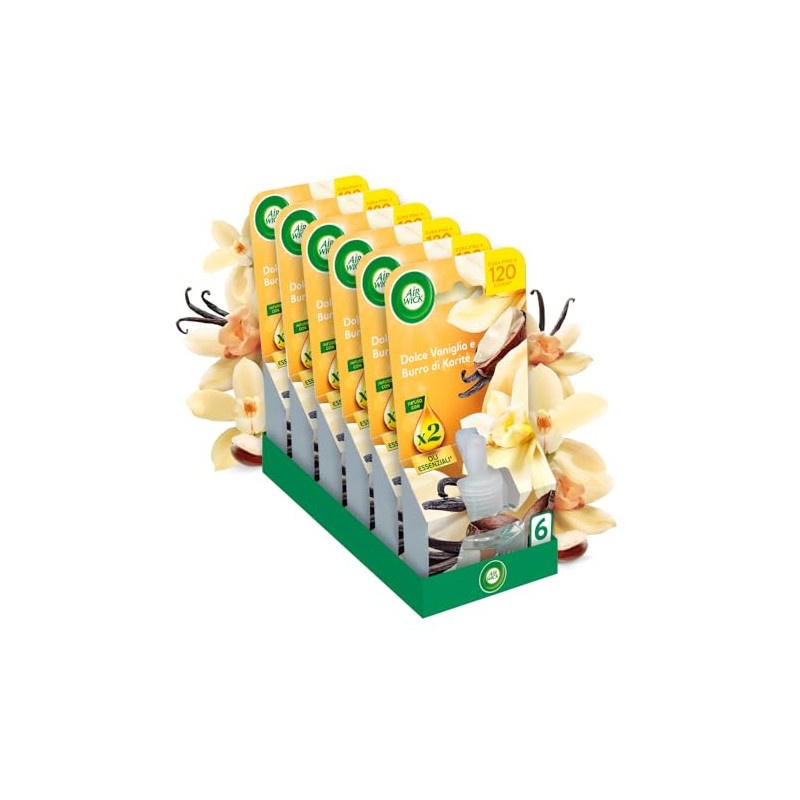 Air Wick Diffusore Elettrico di Oli Essenziali, 6 Ricariche per