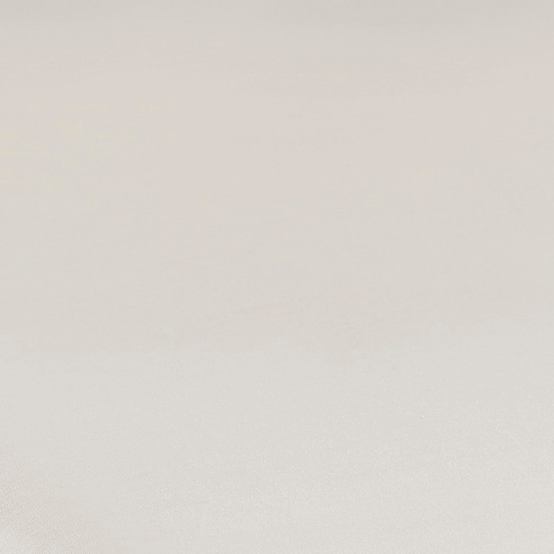 Plain Dyed Cotton Percal Cream 200TC Flat Sheet 210 x