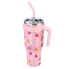 Zenbo 50oz Stainless Steel Tumbler with Handle & Straw Lid