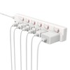 FUMITAKE Power Strip, Lightning Guard, Power Tap, 6.9 ft (3