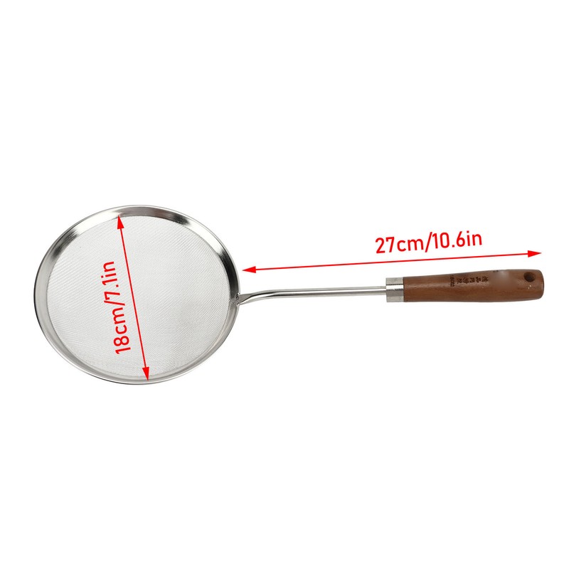 Oil Colander Efficiency Filtration Easy To Use Fine Mesh Food